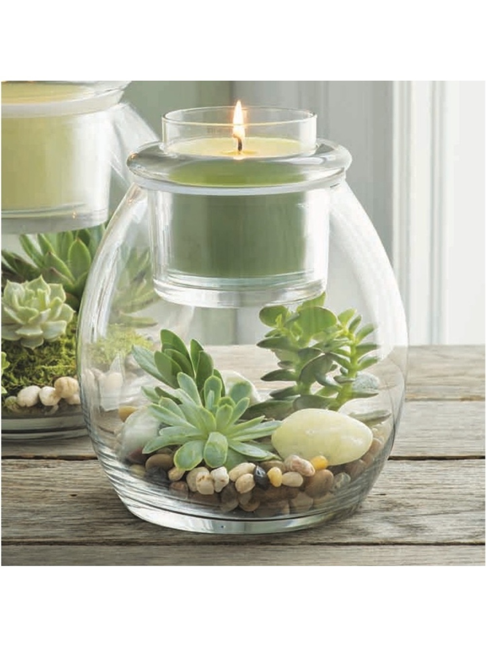PartyLite Clearly Creative Essential Glass Jar Holder - Picture 3 of 12